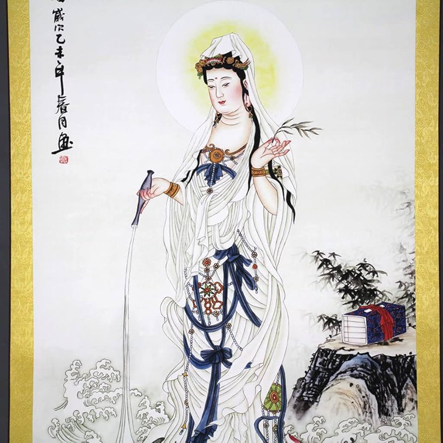 特大　聖観音菩薩　仏画 特大聖観音菩薩仏画